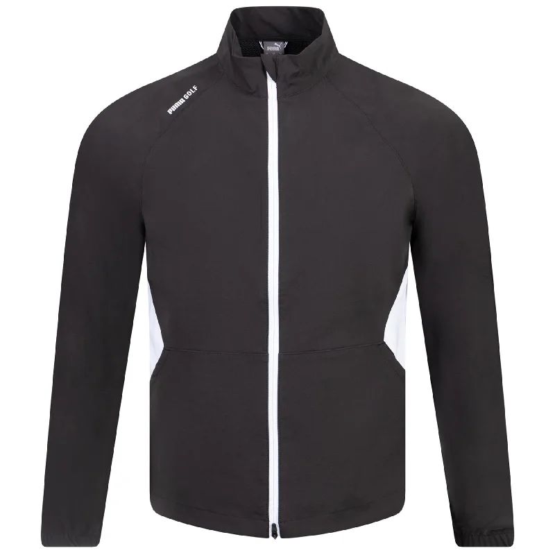 Womens Monterey Wind Jacket Puma Black/White Glow - AW24