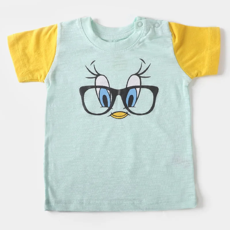 Infant Girls T-Shirt Character - Salty Blue