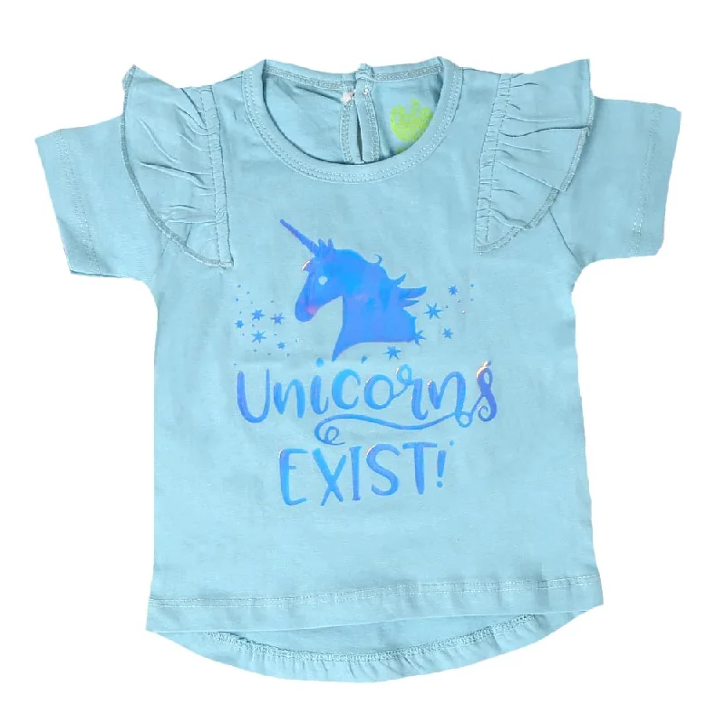 Infant Girls T-Shirt Exist-Light Blue