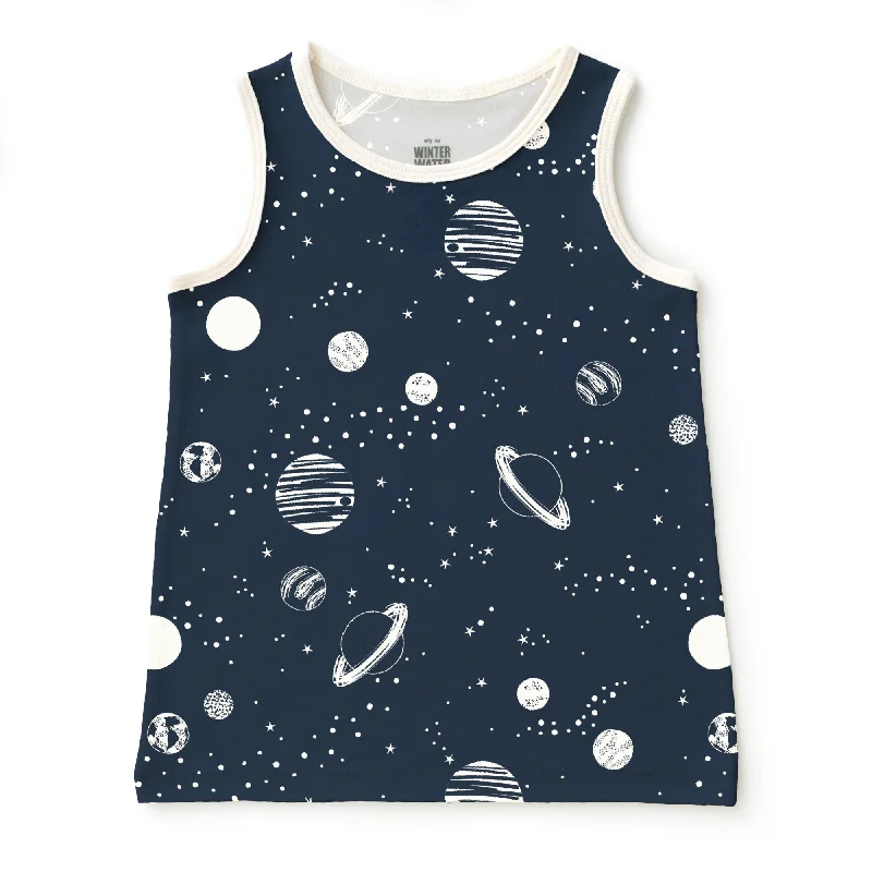 Baby Tank Top - Planets Night Sky